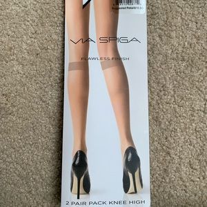 Knee High Socks Pantyhose Via Spiga